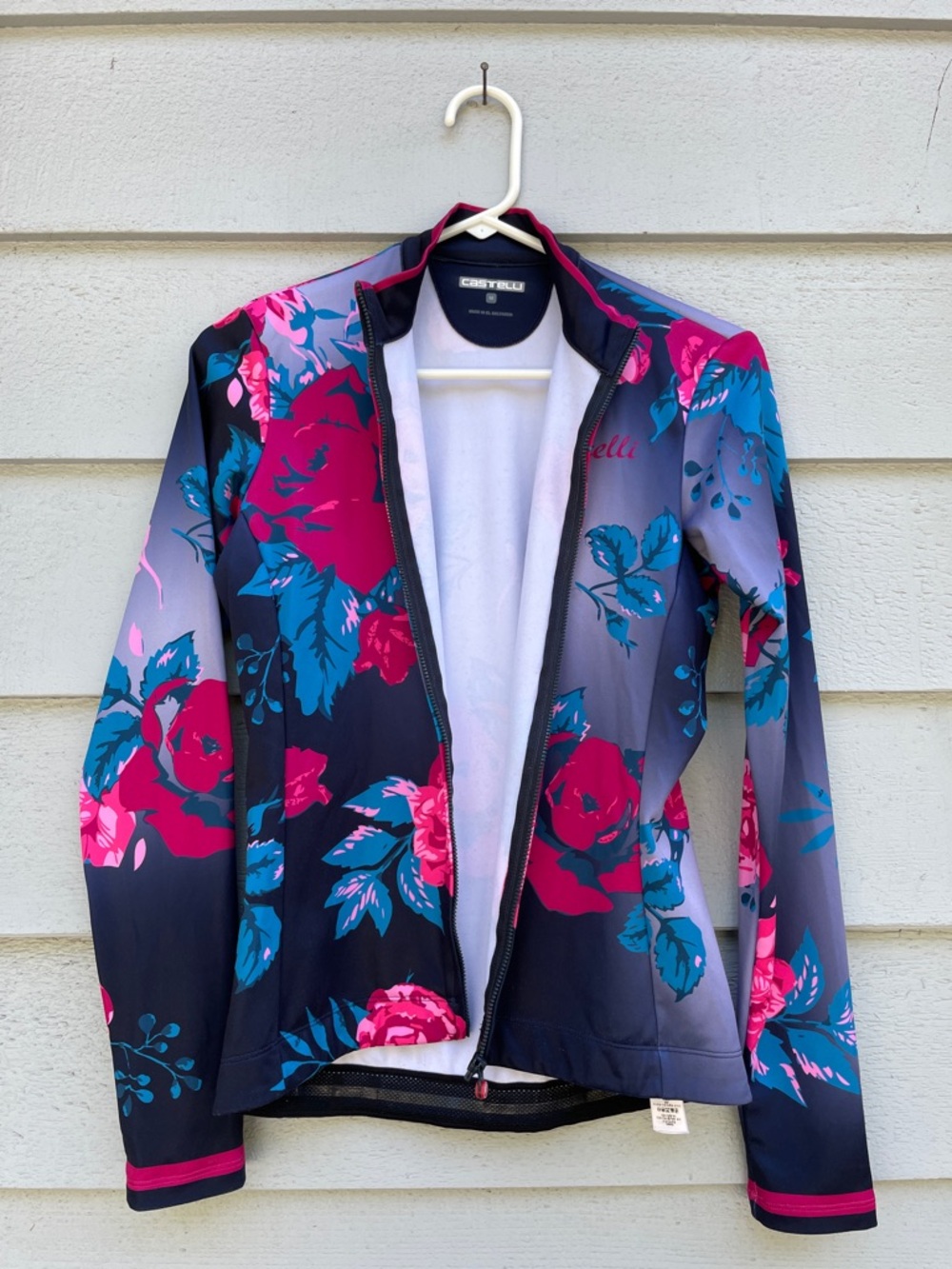 Castelli Cycling Jacket, Women’s Size Medium, Floral Printed - Picture 3 of 8
